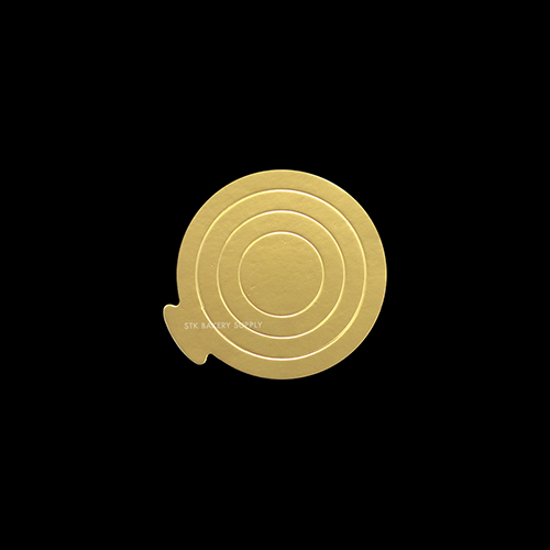 CAKE BASE GOLD ROUND PLY CARD 6INCH