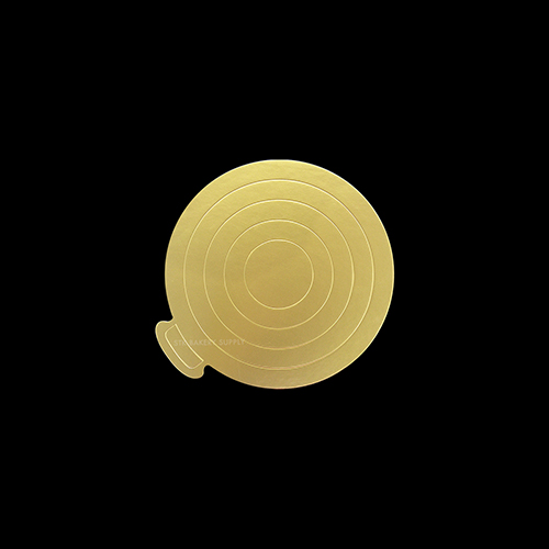 CAKE BASE GOLD ROUND PLY CARD 8INCH