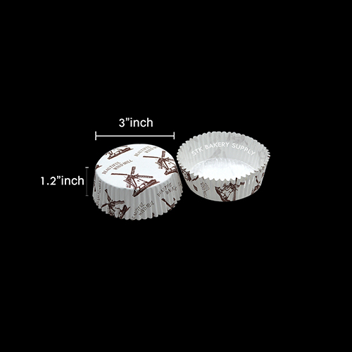 BREAD PAPER CUP ROUND 200PCS (1 x 10)