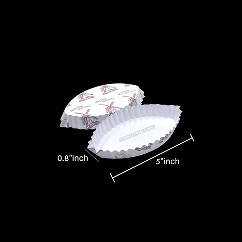 BREAD PAPER CUP OVAL (LEAF SHAPE) 13x7.7x2CM PET-40/SY15 300PCS (1 x 10)