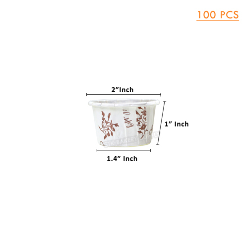 CUPCAKE PAPER CUP 38 x 30, JK-04 100 PCS (1X30)