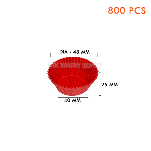 CUP CAKE PAPER CUP (0167-2) SS-2816 (RED) 800PCS WS