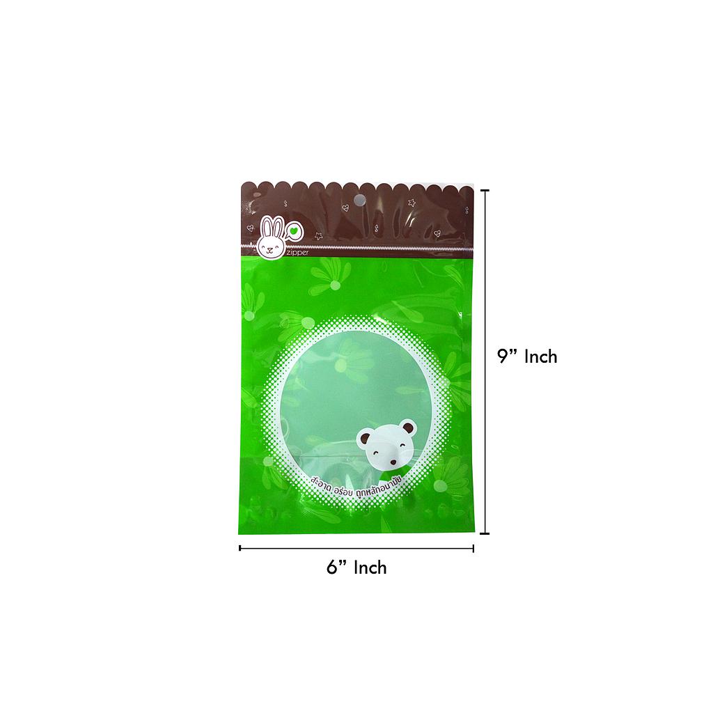 ZIP PLASTIC BAG 6&quot; x 9&quot; (160 x 235MM) (10 PCS)