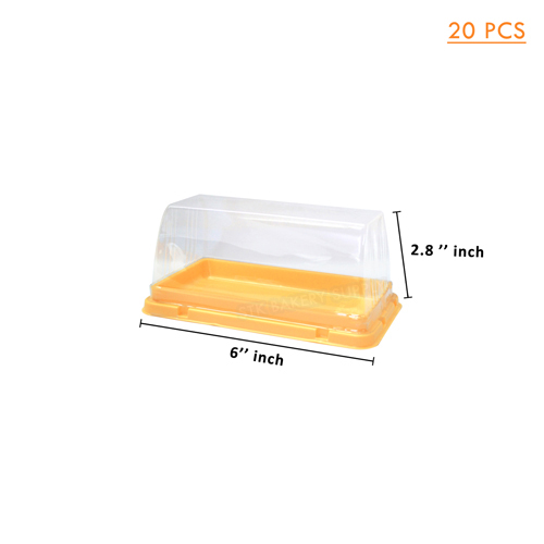 PLASTIC PACKING CAKE BOX-B-048 (20 PCS) (1 x 50)