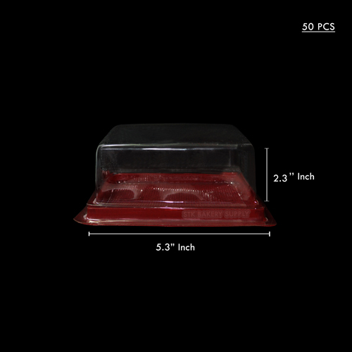 PLASTIC PACKING CAKE BOX 80 B 50PCS (1 x 400)