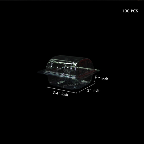 PLASTIC PACKING CAKE BOX - M23 (1 x 4800),100PCS