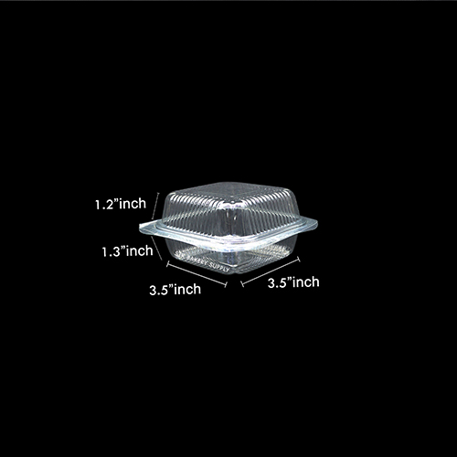 PLASTIC PACKING CAKE BOX ZX010/BCH1/S3 100PCS (1 x 8)