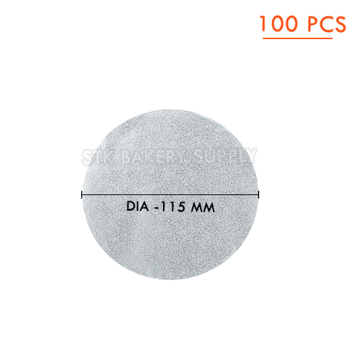 ALUMINIUM ROUND CAKE BASE-(0029-1)SS F-3-11.5CM-100PCS ( 1 x 100 ) WS