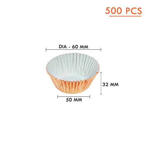 ALUMINIUM CUP CAKE (0003-3) SS-3219(ROSE GOLD)(1 x 16)-500 pc WS