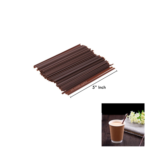 DISPOSABLE PLASTIC COFFEE STIRRER STRAW 250PCS (1 x 40)