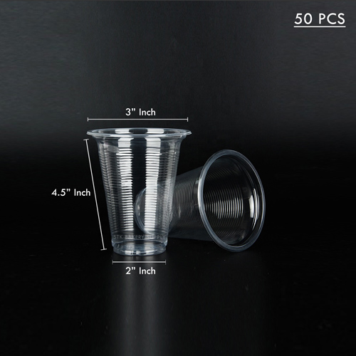EICI BRAND PLASTIC JUICE CUP 12 OZ (C-6) 50PCS