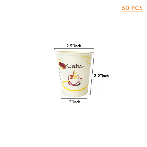 COFFEE PAPER CUP 8OZ 50PCS (1 x 20)