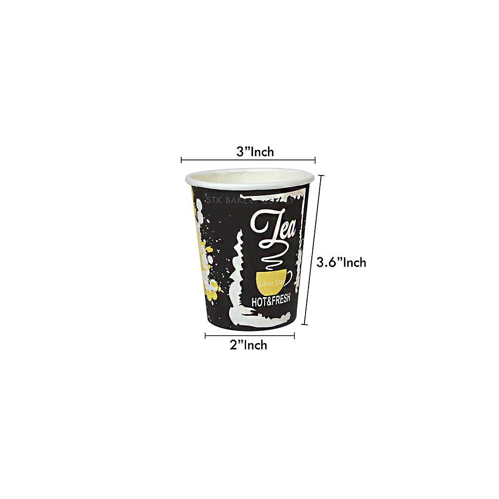 COFFEE PAPER CUP ( WHITE / BROWN ) 9 OZ (9c-01) 50PCS (1x20)