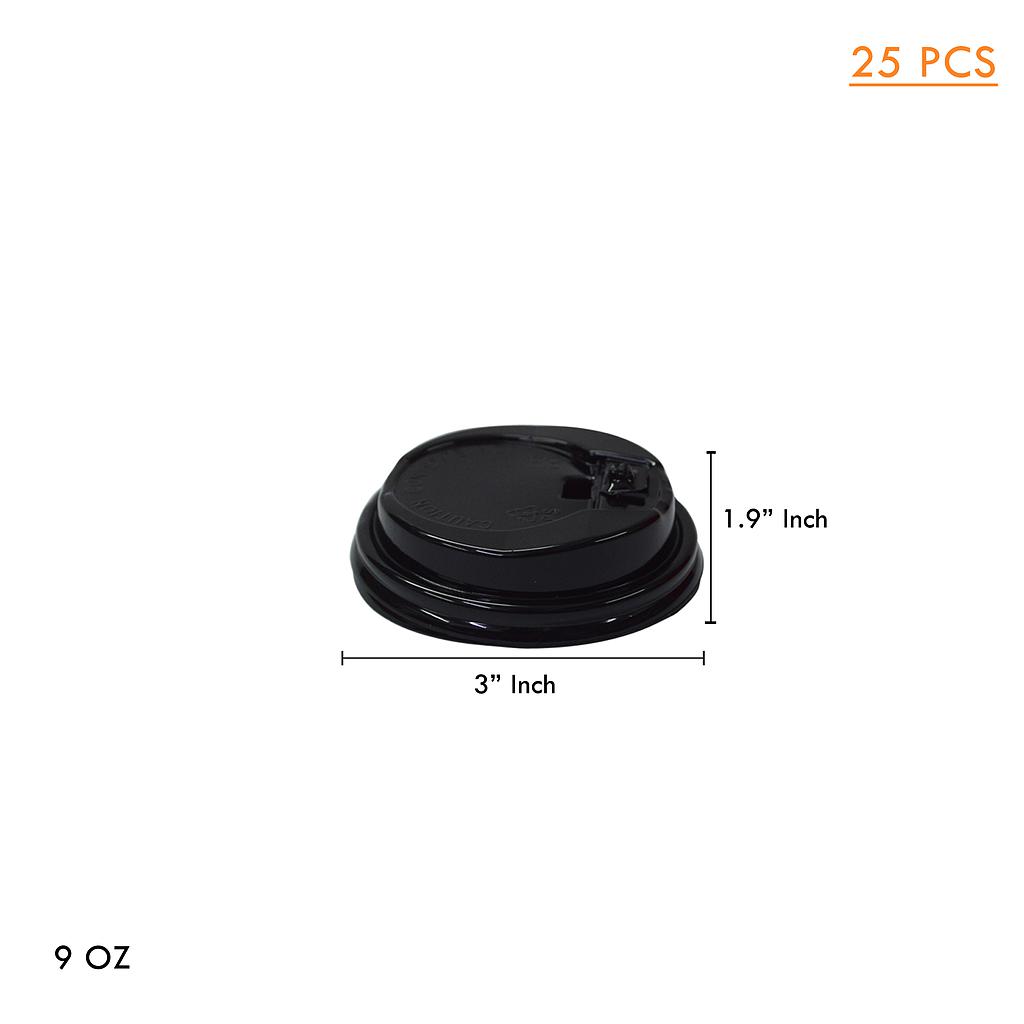 COFFEE PAPER CUP (ONLY LID) 9 OZ (9L-01) 50PCS (1×20)