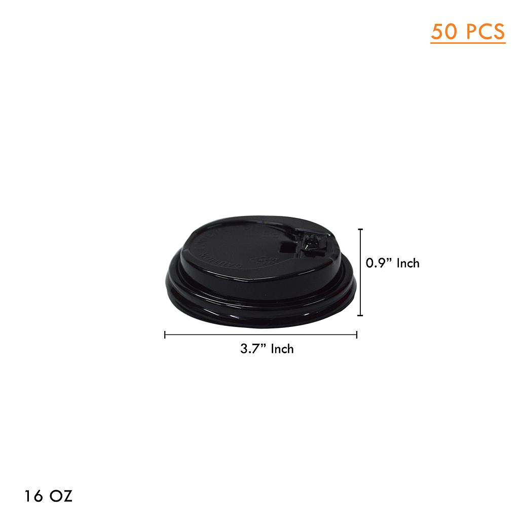 COFFEE PAPER CUP (ONLY LID) 16 OZ 50PCS