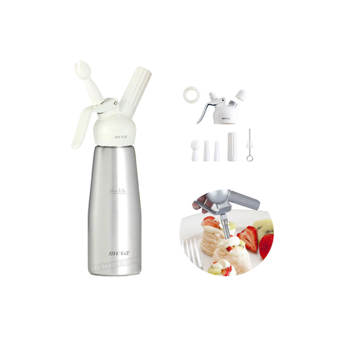 MOSA CREAM WHIPPER PLASTIC HEAD 0.5LITER STK Bakery Supply