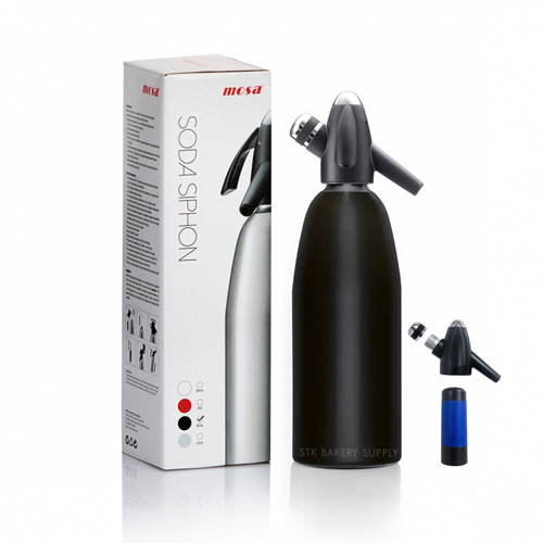 MOSA SODA SIPHON STAINLESS STEEL 1LITER