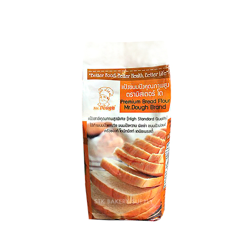 MR.DOUGH BRAND PREMIUN BREAD FLOUR 1KG ( 1 x 10 ) WS