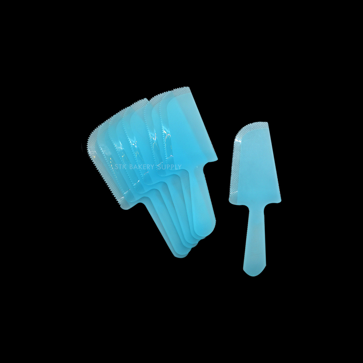 CAKE CUTTER (BLUE) TRANSPARENT  (20 PCS)(1x5)