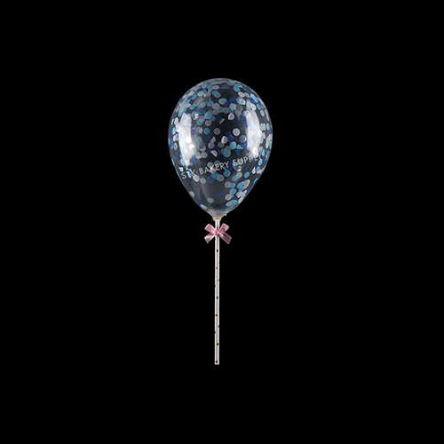 CAKE DECORATION TRANSPARENT BALLOON DESIGN 206007