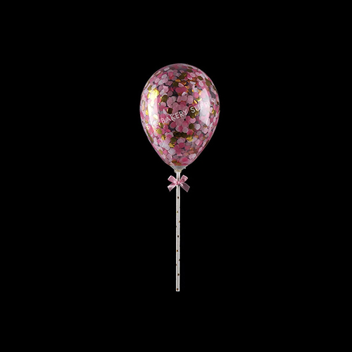 CAKE DECORATION TRANSPARENT BALLOON DESIGN 206007