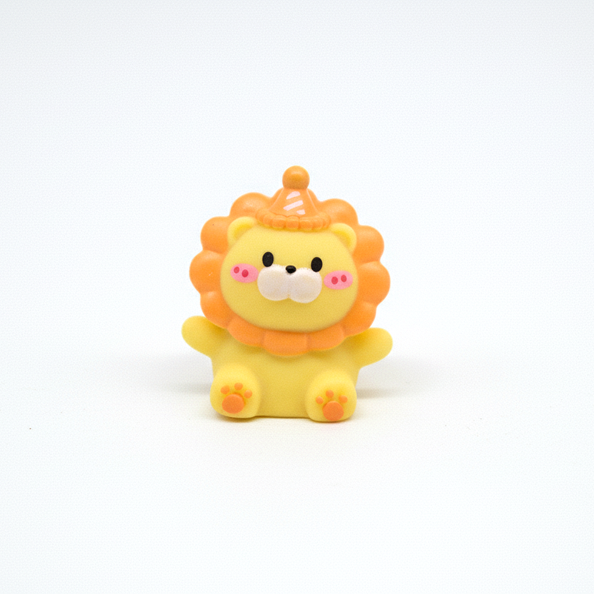 CAKE DECORATION WITH BIRTHDAY HAT BEAR,ELEPHANT, LION, PIG, RABBIT 1 PCS 