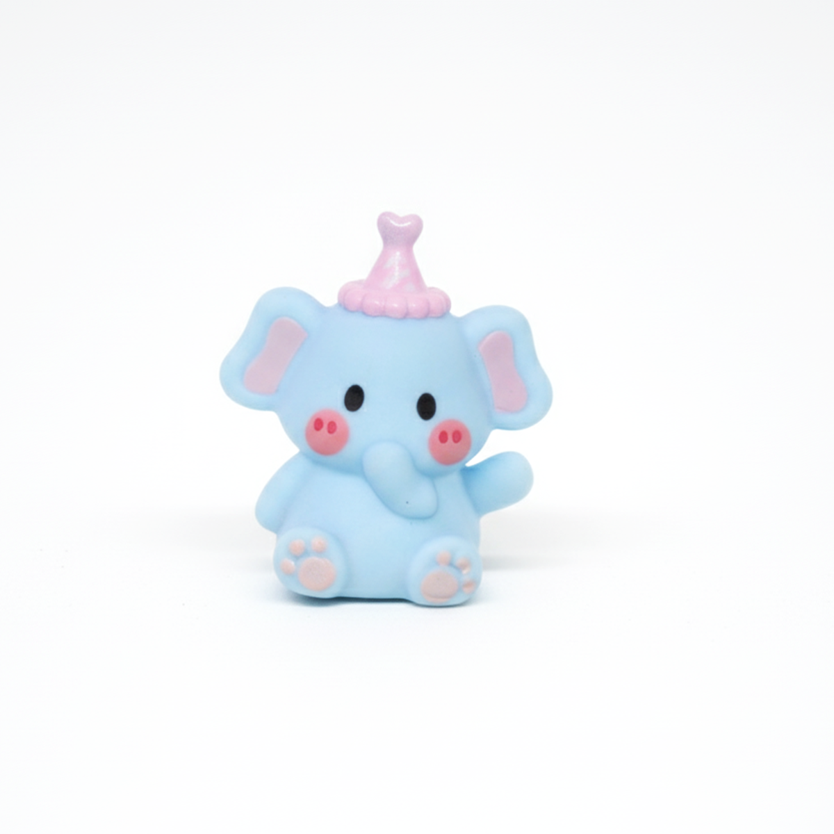 CAKE DECORATION WITH BIRTHDAY HAT BEAR,ELEPHANT, LION, PIG, RABBIT 1 PCS 