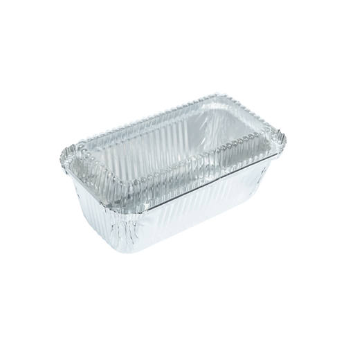 ALUMINIUM CUP-BUTTER CAKECUP WITH LID-(1057)SS-4008-(112x202)x(70x160)x52mm-610ml-5 pcs (1 x 50)