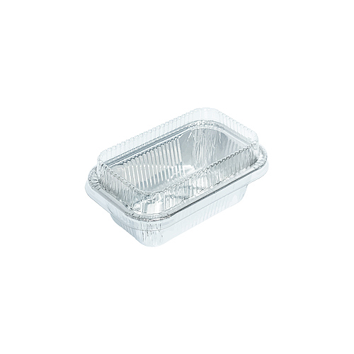 ALUMINIUM CUP-RECTANGULAR WITH LID-(0254)SS-4032-(135x85)x(100x55)x40mm-215ml-10 pcs(1x36)