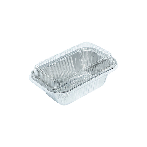 ALUMINIUM CUP CAKE RECTANGULAR WITH LID (0287-1)SS-4033- (93 x 143 ) x (51 x 101) 60 mm 5 PCS (1 X 45)