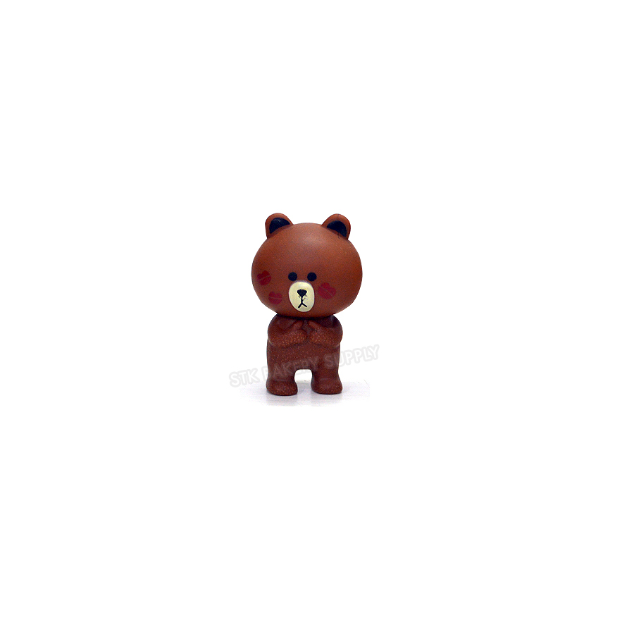 BROWN BEAR MINNIE RABBIT SCENE CAKE DECORATION 8STYLES 1PCS 177065