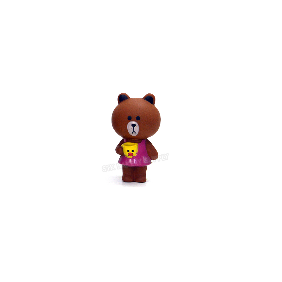 BROWN BEAR MINNIE RABBIT SCENE CAKE DECORATION 8STYLES 1PCS 177065