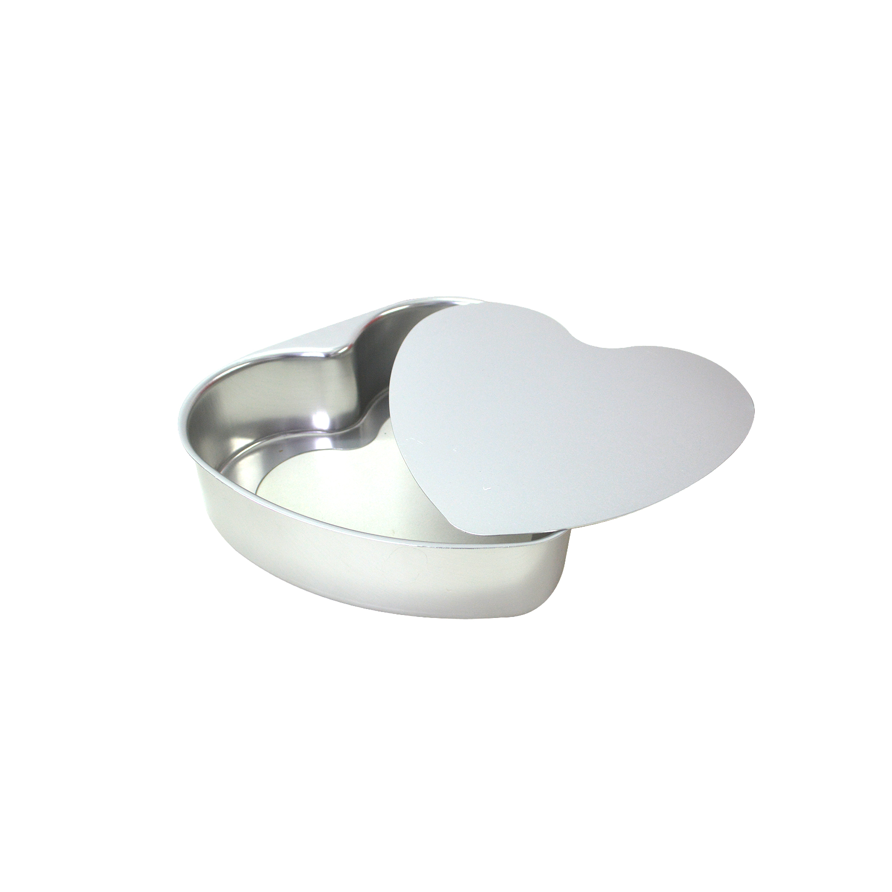 MY34103 10"REMOVABLE HEART CAKE MOLD (ANODISED) - 236*222*67 -1.0MM 