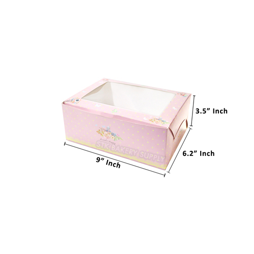 CUP CAKE BOX 6 HOLE (22*16*9)(1 x 20 )