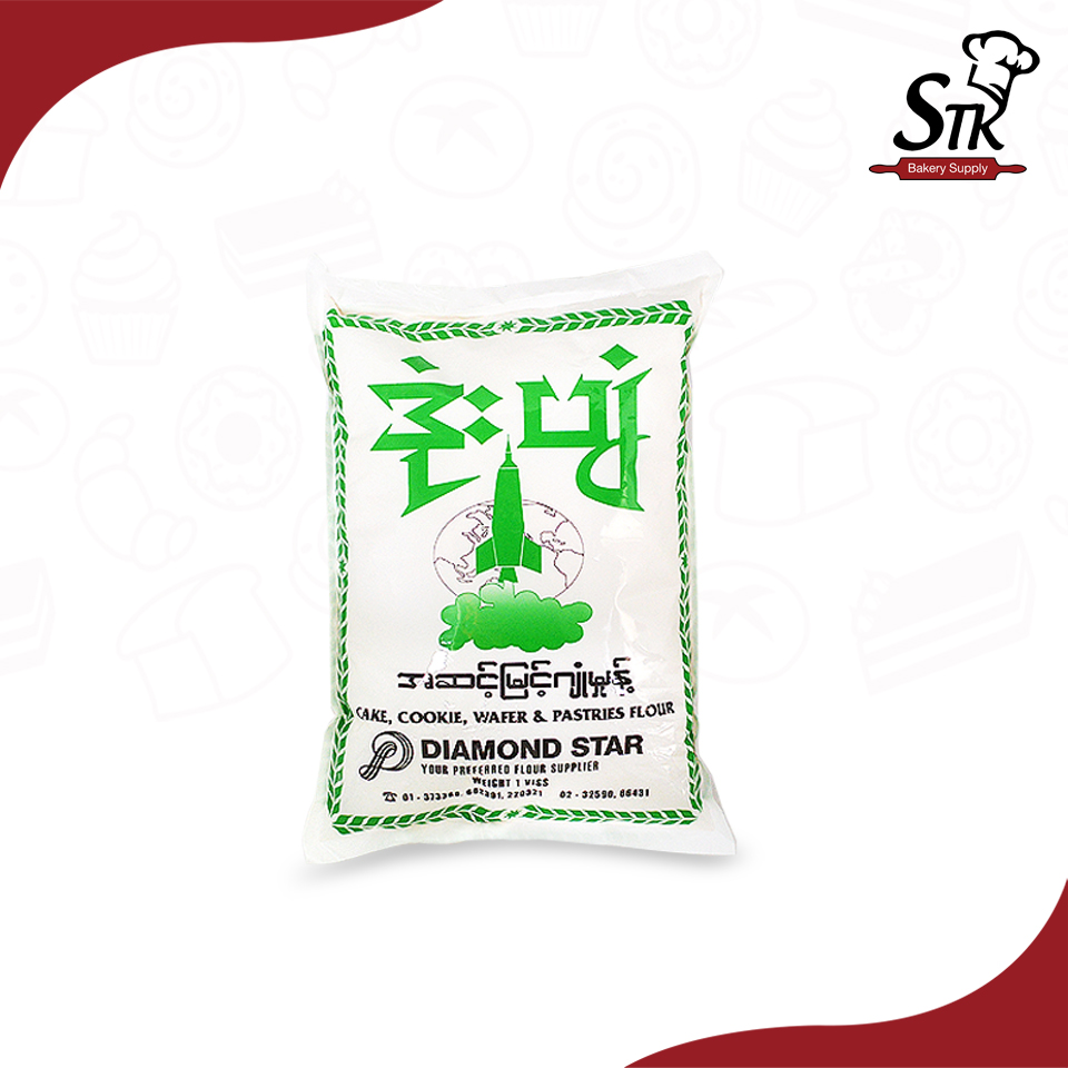 DIAMOND STAR - GREEN ROCKET CAKE FLOUR (1x30)