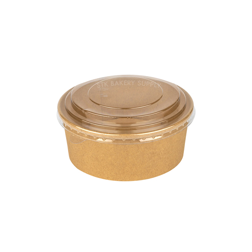 DISPOSABLE BOWL KRAFT PAPER WITH 1100ML(JH-H-1100B(L)) (165) 10PCS (1x30)