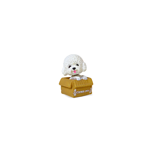 CAKE DECORATION BLACK AND WHITE DOG CAKE TOPPER 1PCS (05)