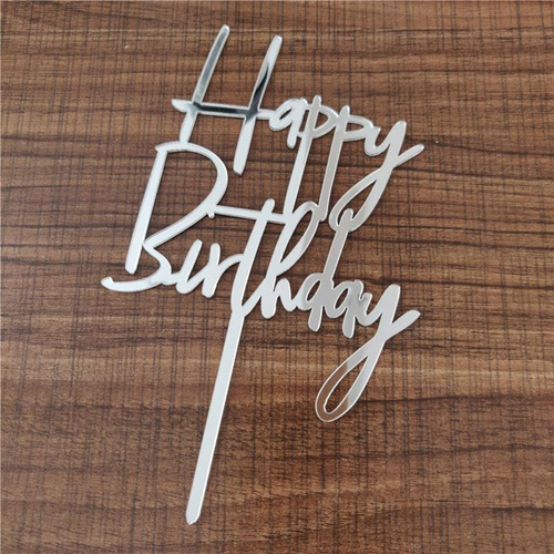 CAKE DECORATION HAPPY BIRTHDAY  CAKE TOPPER 1PC (042)