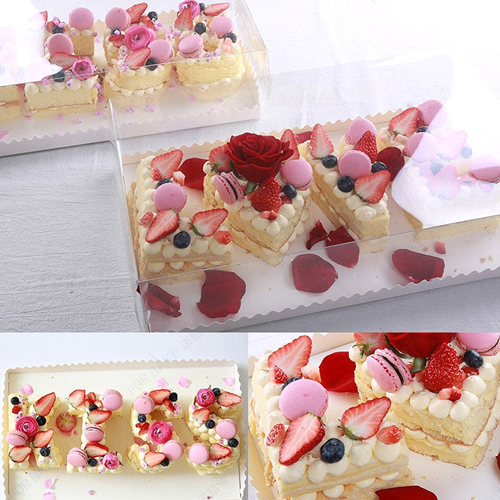LETTER CAKE MOULD 135x119x0.8MM FB60781