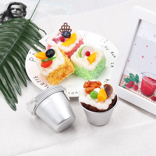 MINI PUDDING MOULD ANODIZED 60x45x56MM MY354335 5PCS