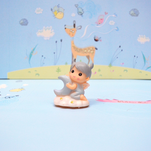 CAKE DECORATION STAR MOON BOY /STAR GIRL 1PCS