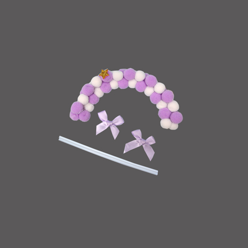 CAKE DECORATION COTTON CRESEND M