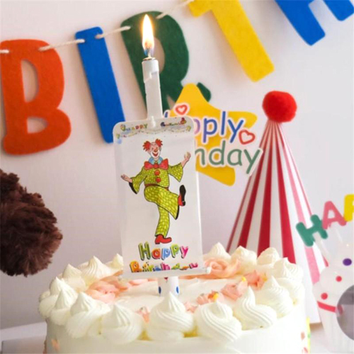 BIRTHDAY SURPRISE BANNER CANDLE LONG