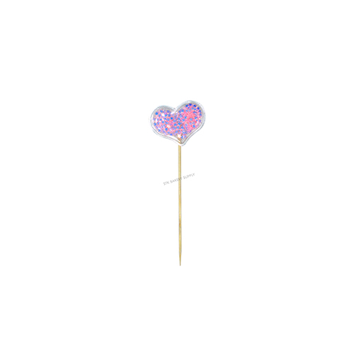 SEQUINS HEART,CROWN,STAR,MICKEY DESIGN CAKE TOPPER 206011,12,13,14 1PC