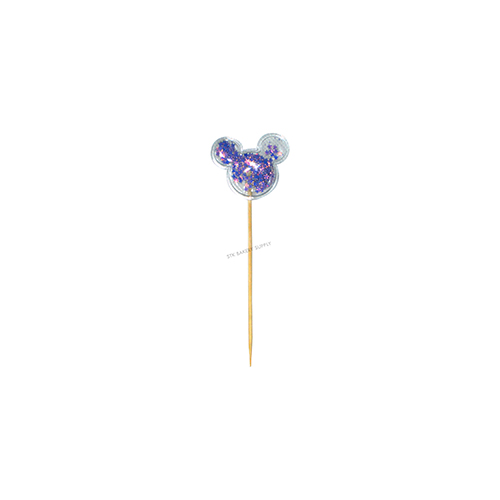 SEQUINS HEART,CROWN,STAR,MICKEY DESIGN CAKE TOPPER 206011,12,13,14 1PC