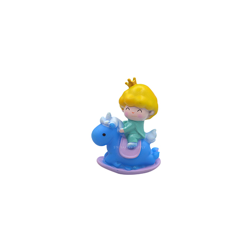 CAKE DECORATION PRINCE/PRINCESS RIDING CAROUSEL1PCS