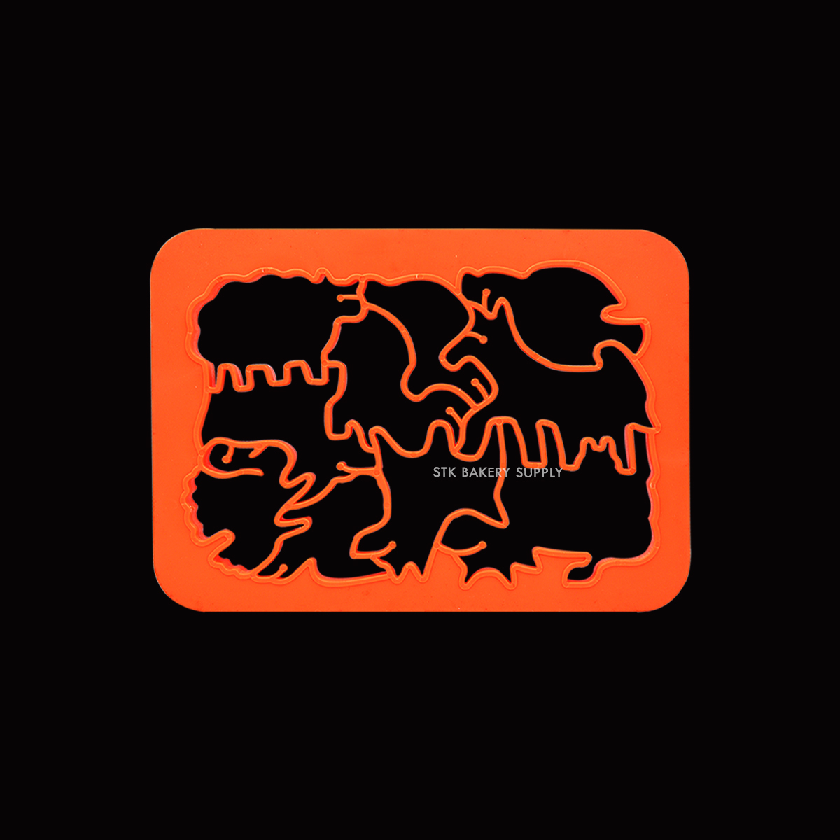 COOKIE CUTTER CARD (FRAM/SEA/JUNGLE ANIMALS) 28X20CM TC2461,TC2462,TC2463