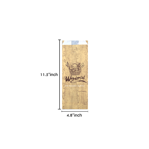 KRAFT PAPER BAG WITH WINDOW 12x29.2x8.8CM BCJD113,123,124A (20PCS) (1 X 5)