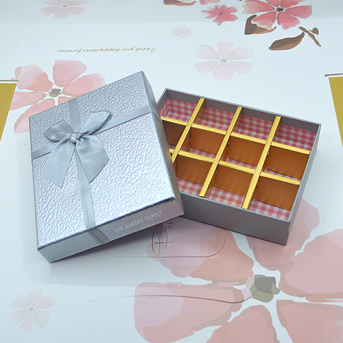 PAPER CHOCOLATE CAKE BOX 16 x 12.2 x 3.5CM 12'S 1PC
