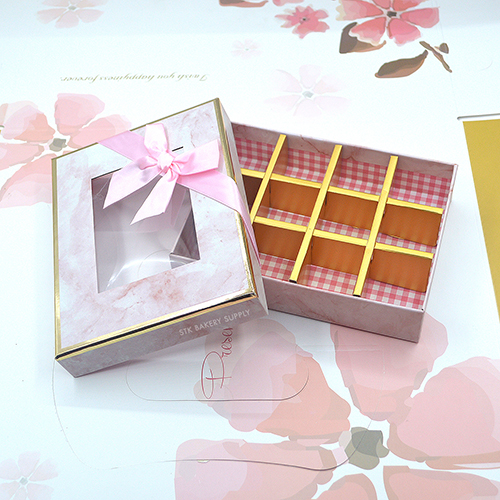 PAPER CHOCOLATE CAKE BOX 16 x 12.2 x 3.5CM 12'S 1PC